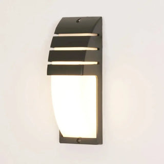NUMY Modern Black Metal LED Outdoor Wall Light – Contemporary Exterior Design