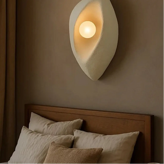 polystyrene wall sconce beige G4 LED – shape D modern