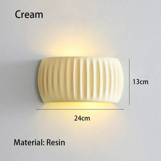 Sibede modern wall sconce white cream – 3/4 angle