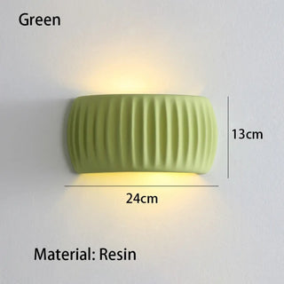 Sibede LED wall sconce resin housing detail