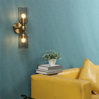 TRINOR modern wall sconce ambient light installed