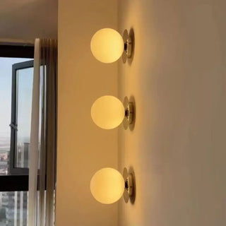 Bathroom wall sconce close-up – frosted glass G9 IP65 1000g