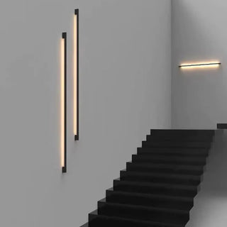 SUITIRU matte black LED wall sconce corridor lighting