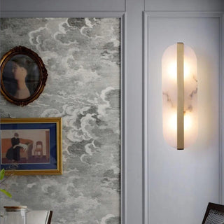 STONE rustic wall sconce warm ambient E27 light