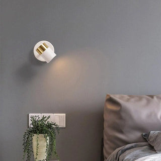 Compact black wall light close-up – G4 LED aluminum modern design detail
