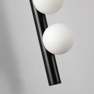 7-light gold ball wall lamp installed – dimmable G9 IP20 living room