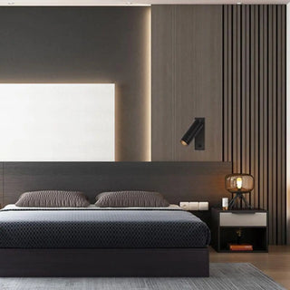 Minimal black wall light close-up – G4 LED aluminum small fixture detail