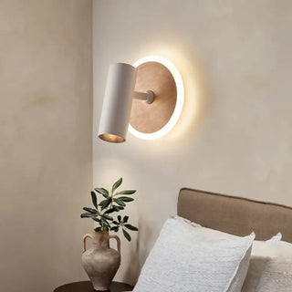 TOURE Nordic LED wall sconce with white swivel head