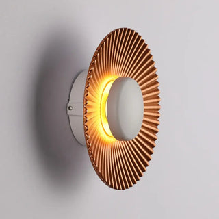 fluted glass wall light orange – G4 5W modern design