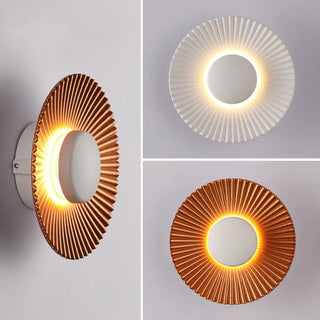 white fluted glass wall sconce – G4 LED 5W IP65