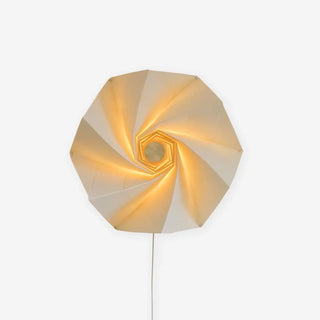 G4 LED white origami wall lamp folded aluminium 72cm IP20