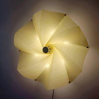 Origami geometric wall sconce G4 LED white aluminium large modern