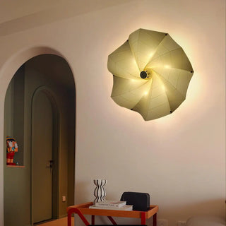 Aluminium origami wall lamp G4 LED white modern statement