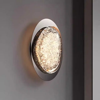 PLATO golden platonium wall sconce 15kg – side view