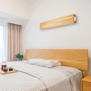 WOOD natural wood wall light organic design