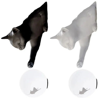 Cat and ball wall light – acrylic resin modern 2-light