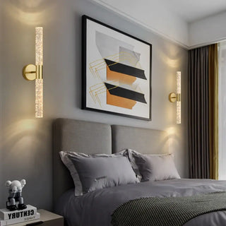 YTAL vertical acrylic tube wall sconce modern design