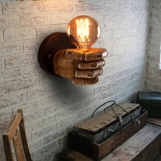 TERIVER resin wall sconce artistic sculptural