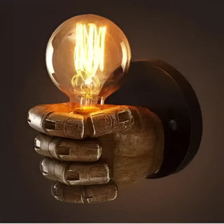 TERIVER artisan resin wall light industrial style
