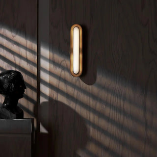 Modern oval G9 wall sconce 3000K 4000K – installed view