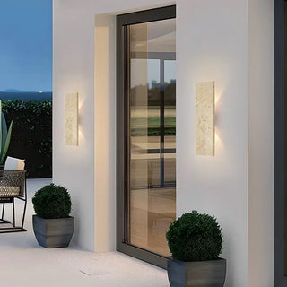 stone wall sconce IP65 – indoor outdoor 32×8cm