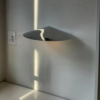 Copper wall lamp G9 LED tray cone design 32cm