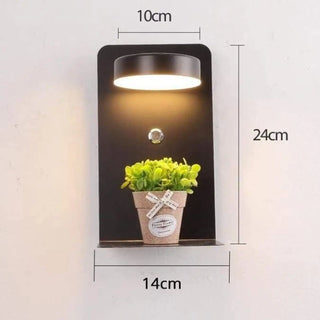 USB wall light USB port practical bedroom charging