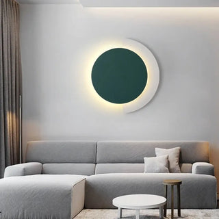 Green post-modern wall sconce LED – IP65 9W acrylic 3000K