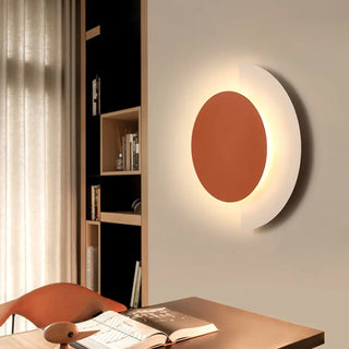 Post-modern LED wall sconce orange – IP65 9W 30.5×20.5cm acrylic