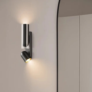 TORI modern wall light with swivel head installed