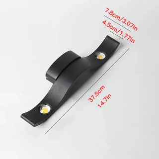 Designer Wall Light – Curved Aluminium LED Lamp | Black White Wall Sconce