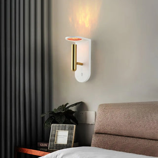 White flame projector wall light G4 LED 10W