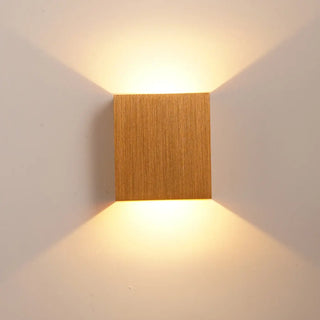gold brushed aluminum wall sconce G4 – rectangular 2-light