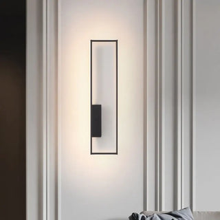 Single rectangular wall light gold – 12×30cm modern sconce