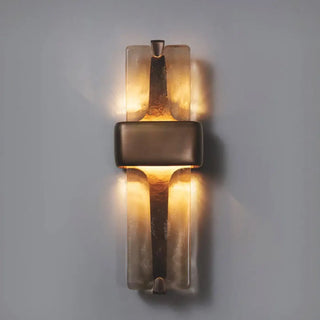 High-end American retro sconce E27 LED black 6kg industrial