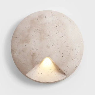 Grey concrete wall sconce G9 LED integrated designer light