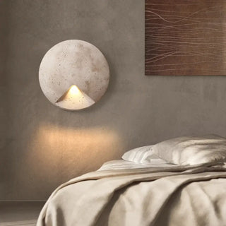 Concrete round wall lamp G9 LED warm white industrial modern