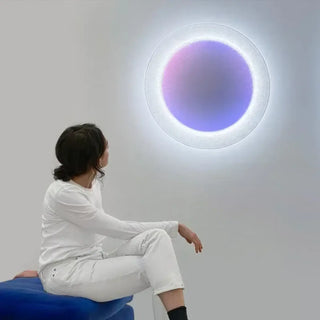 Large round wall sconce multicolor – G9 LED Ø60cm 4000g indoor
