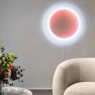 Round multicolored wall sconce close-up – G9 IP65 3000K 60cm