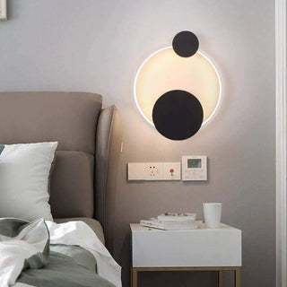 Round acrylic wall sconce G4 LED 10W white 29cm