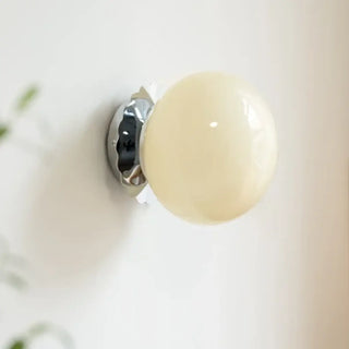 Sally retro wall sconce close-up glass diffuser