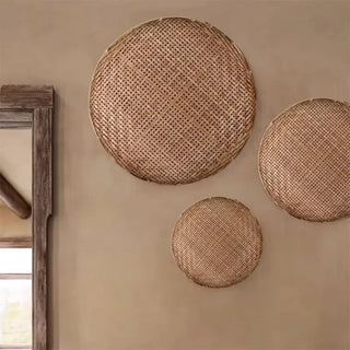 Wabi-sabi bamboo wall sconce E27 LED IP65 outdoor Japanese