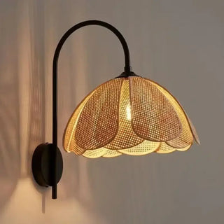 ROOF rattan bohemian wall sconce warm glow