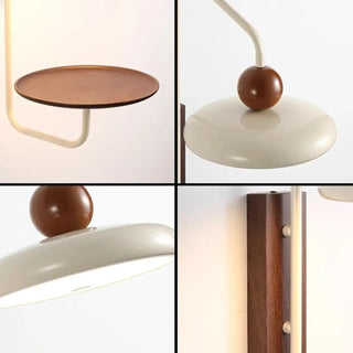 TELA Scandinavian wall light installed bedroom view