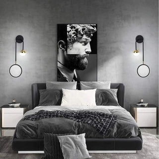 Black slim wall sconce G4 – Scandinavian minimalist modern lighting