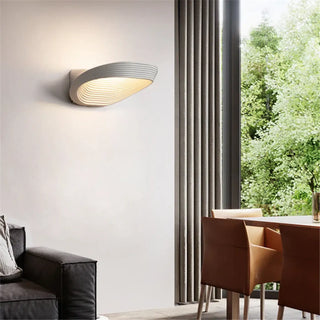 Black laminated metal wall sconce close-up – Scandinavian E27 14W
