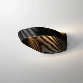 Scandinavian metal sconce side view – black E27 24×17.5×8cm indoor