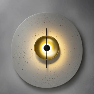 Concentric target wall light 2300g side profile view