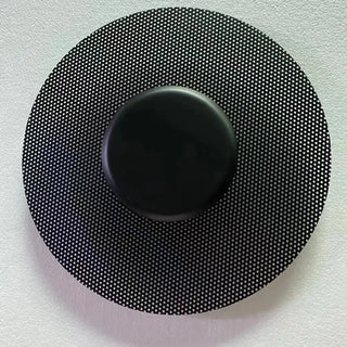 black sculptural wall sconce M 40cm – modern art piece