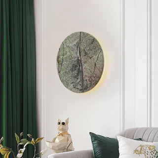 Natural stone wall light green 3500g – three-quarter view